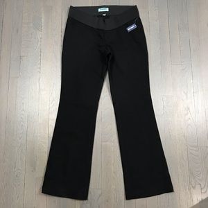 NWT Old Navy Maternity Black Flare Leg Pants 8